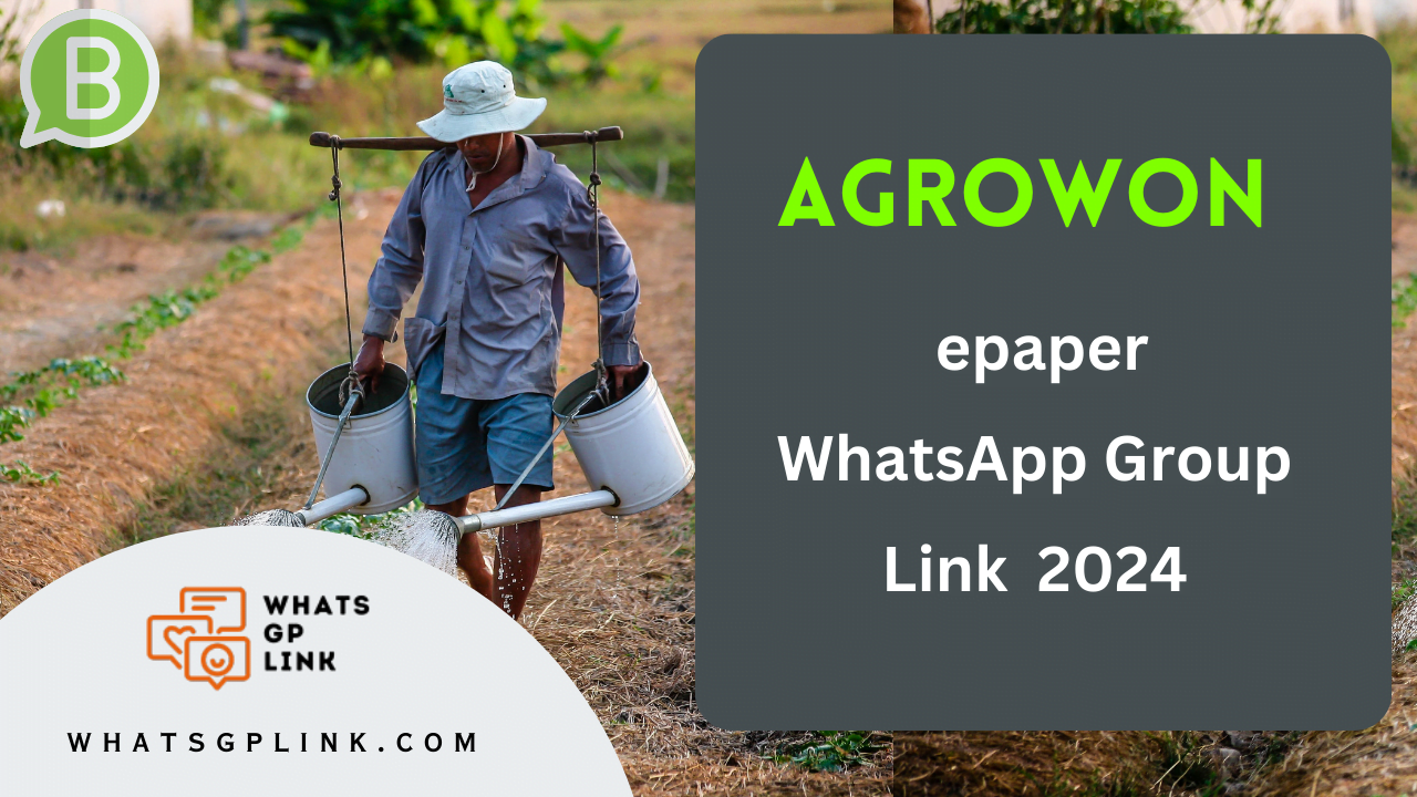 agrowon epaper whatsapp group link 2024