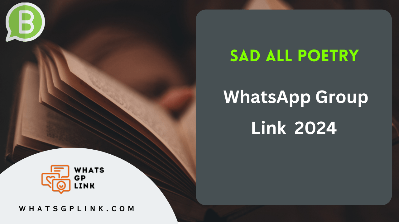 sad poetry whatsapp group link 2024