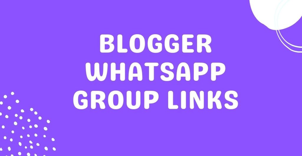 Blogger WhatsApp